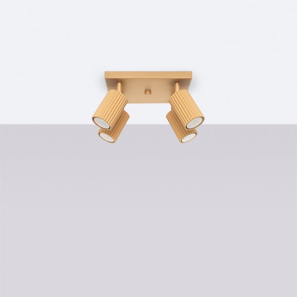 Deckenleuchte mit vier Strahlern