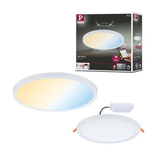 Paulmann Areo VariFit LED Einbauleuchte mit Tunable White und Zigbee Steuerung inklusive Produktverpackung