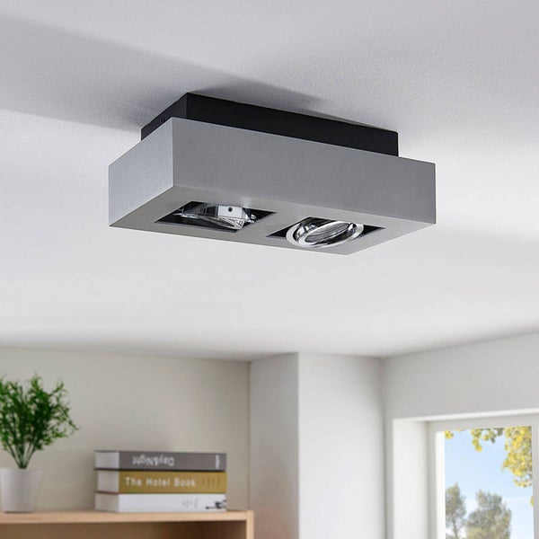 Deckenspot mit zwei Leuchten im Innenraum