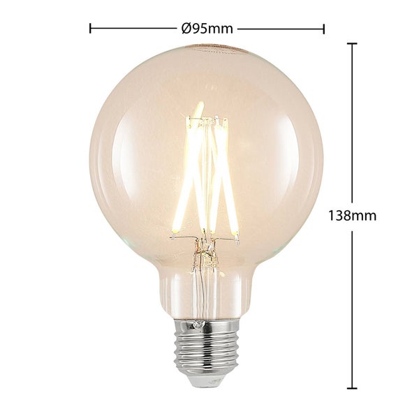 Arcchio LED E27 Lampe 8W aus Glas (E27) - Leuchtmittel Lampen Energiesparlampe