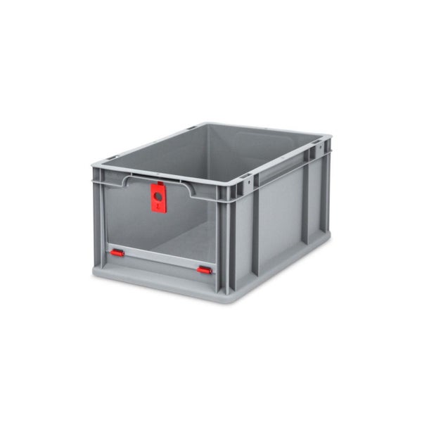 PROREGAL Eurobox NextGen Insight Cover HxBxT 22 x 30 x 40 20 Liter Hoch/Rot Eurobehälter Transportbox