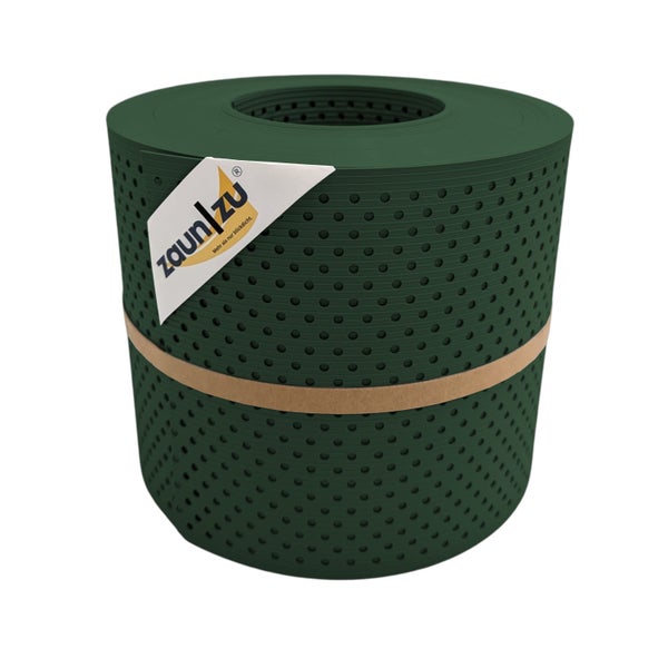 Zaunfolie Sichtschutzrolle aus Kunststoff mit Löchern