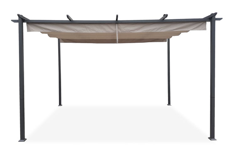 Pergola MIRA 400S300 Beige Freistehend HORNBACH