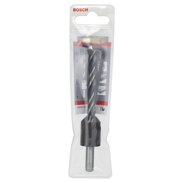 Bosch Holzspiralbohrer mit 90°-Senker 8 mm - 2608596395