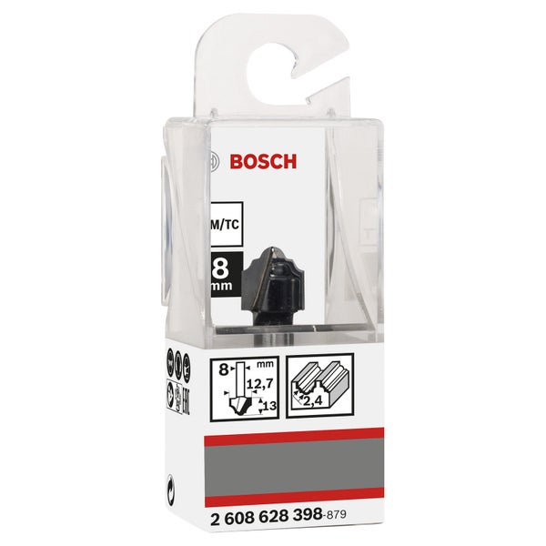 Bosch Profilfräser H 8 mm R1 2,4 mm D 12,7 mm L 12,4 mm G 46 mm - 2608628398