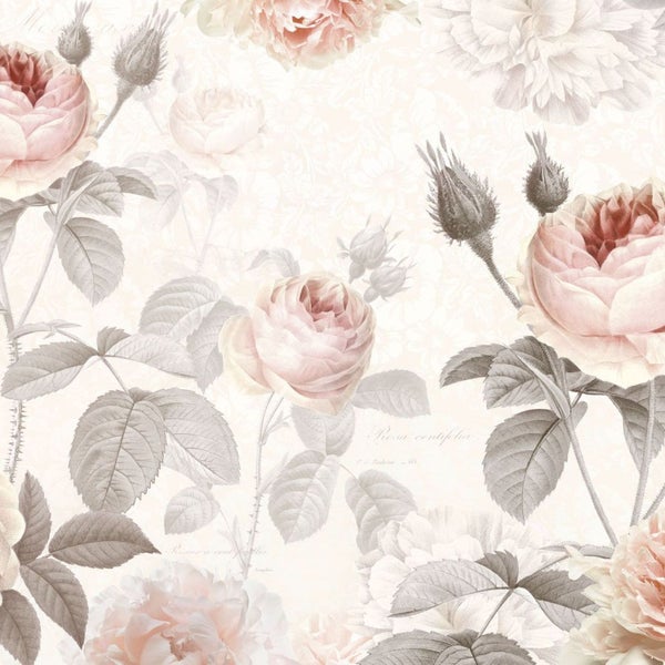 Tapete mit Rosenmuster