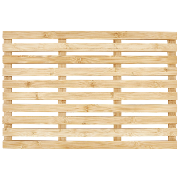 Badematte BARTOW Hellbraun 53 x 36 cm Bambusholz