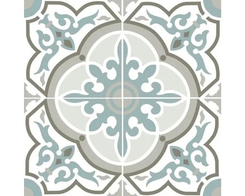 Zement Wand- und Bodenfliese Pia 1084 20x20x1,6 cm,