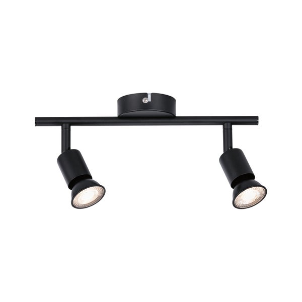 Spotlight Carolina GU10 230V max. 2x10W dimmbar Schwarz matt
