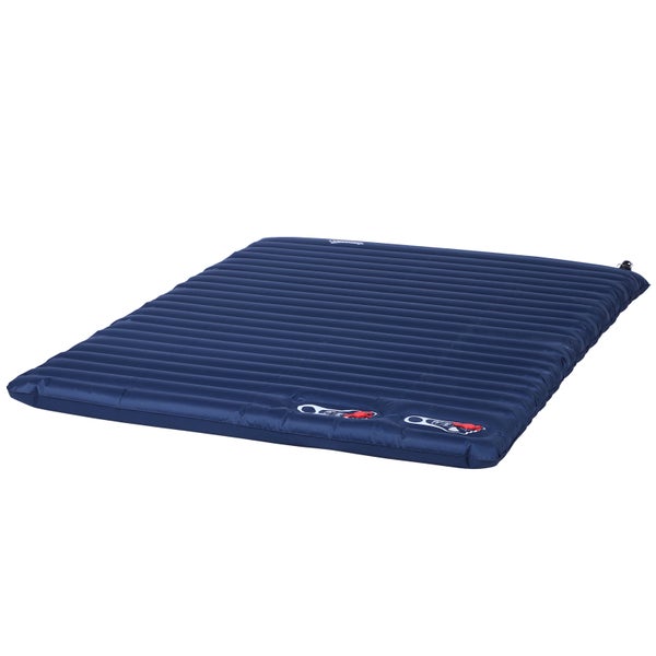 Outsunny Luftmatraze, Aufblasbares Luftbett, Camping Matraze, Schlafmatte, kunststoff, Polyester Pongee Navy blau, 195 x 138 x 10 cm
