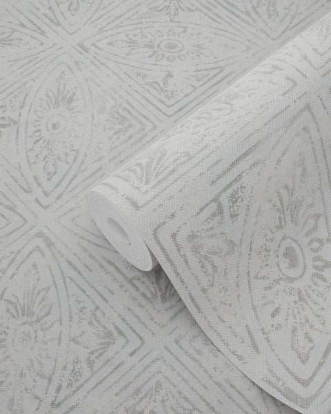 Tapetenrolle mit geometrischem Muster