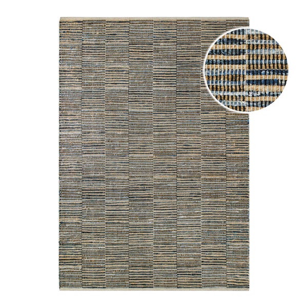 Handwebteppich Denim Blau Denim Blues WECONhome 160x230 cm