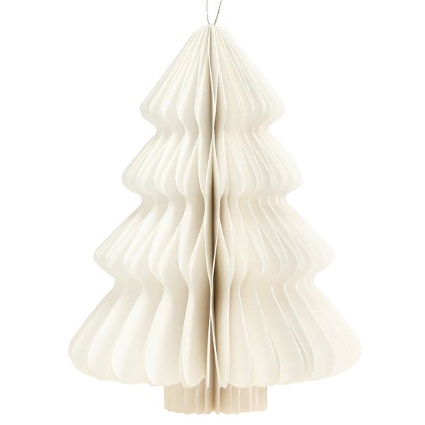 Dekorativer Papier-Weihnachtsbaum zum Aufhängen