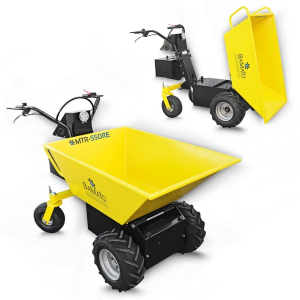 Gelbe Motorschubkarre MTR-550RE von Bamato