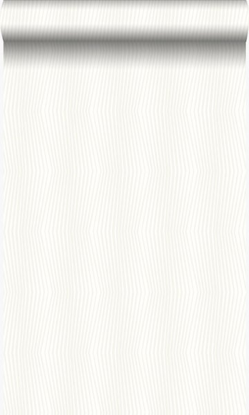 Origin Wallcoverings Tapete grafisches Muster Weiß - 53 cm x 10.05 m - 347343