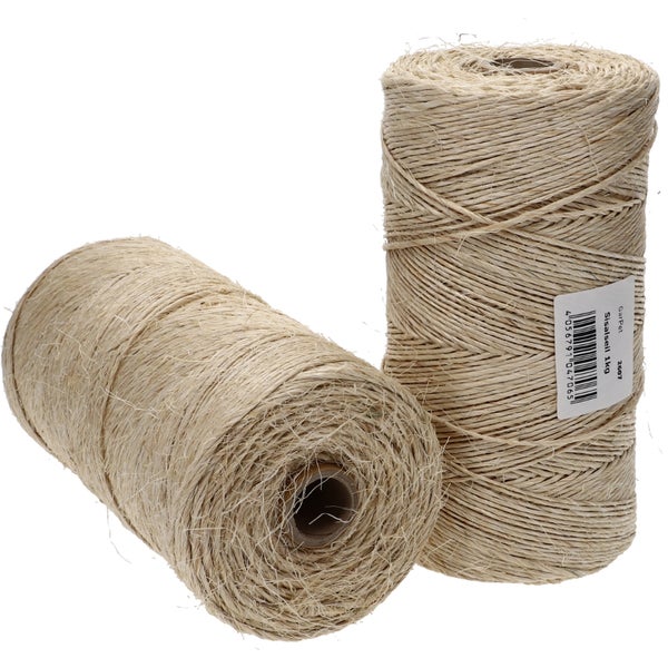 Sisalschnur 1kg 1000g 2 - 3 mm Sisalgarn 500 m Sisalseil Sisal Schnur Bindfaden Juteschnur Paketschnur Gartenschnur Garten Garn Kordel Zwirn