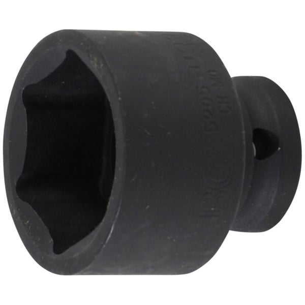 BGS Kraft-Steckschlüssel-Einsatz Sechskant Antrieb Innenvierkant 12,5 mm (1/2) SW 33 mm - 5205-33