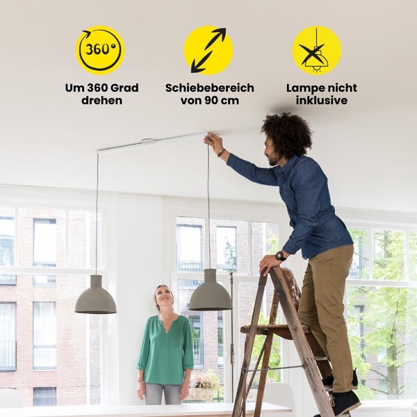Lightswing® Twin - Mattschwarz - 110cm