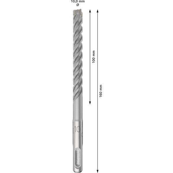 Bosch PRO SDS plus-5X Hammerbohrer 10 x 100 x 160 mm - 2608833902