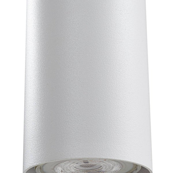 Nahaufnahme einer zylindrischen LED-Außenwandleuchte