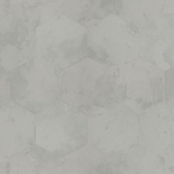 Zambaiti Tapete Wabenmuster Grau - 106 cm x 10 m - 661940