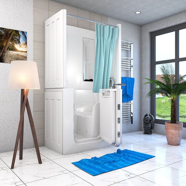 Senioren Dusche Sitzwanne Tür Seniorenwanne S08D-B-R