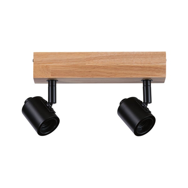 LED Spotlight Arvid E27 230V max. 2x20W dimmbar Schwarz