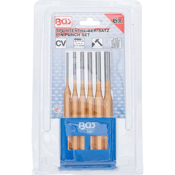 BGS Splintentreiber Satz, 6-teilig im Set