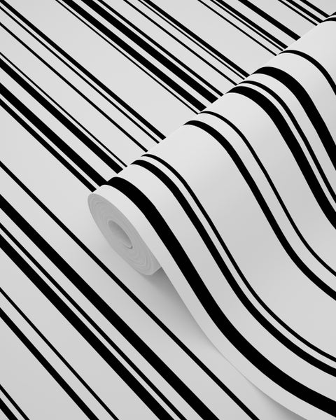 Tapetenrolle mit Streifenmuster