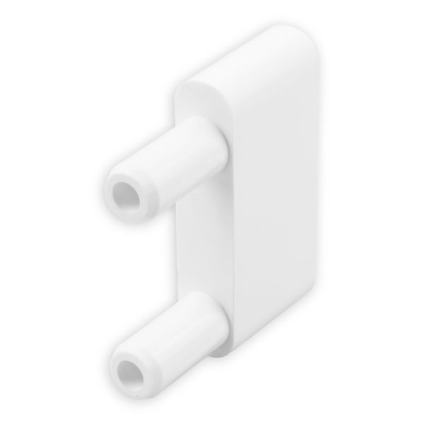 Weißes Eckverbindungsstück für Rohre