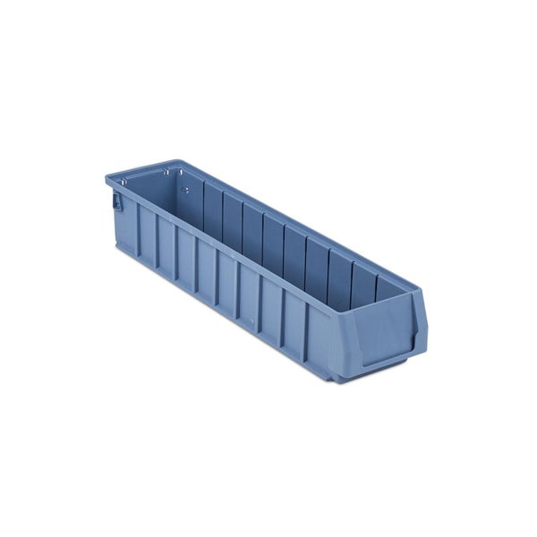 PROREGAL Regalkasten 500 SN Mit Etikett und Schutzhaube HxBxT 9 x 11,7 x 50 cm 3,5 Liter Sichtlagerkasten Sortimentskasten Sortimentsbox Kleinteilebox