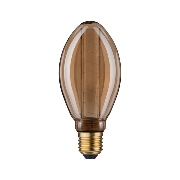 Inner Glow Edition LED Birne Innenkolben Spiralmuster E27 230V 120lm 3,6W 1800K dimmbar Gold
