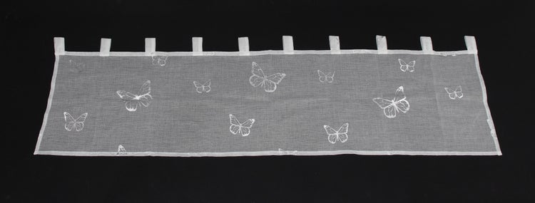 FRANK FLECHTWAREN|Fenstervorhang Schmetterling, 140 x 40 cm, POLYESTER
