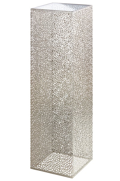 Säule GILDE Säulen Höhe 100cm Breite 27cm champagnerfarben Metall