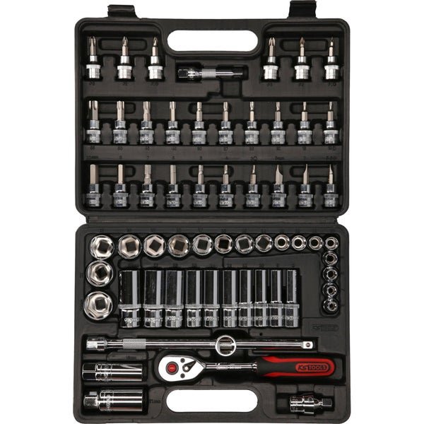 KS TOOLS 3/8 CHROMEplus Steckschlüssel-Satz 61tlg. - 918.0661