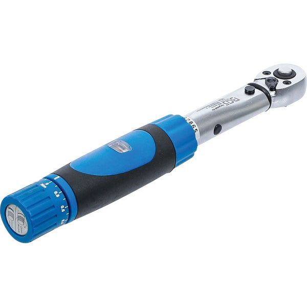 BGS Drehmomentschlüssel Abtrieb Außenvierkant 6,3 mm (1/4) 1 - 6 Nm - 954
