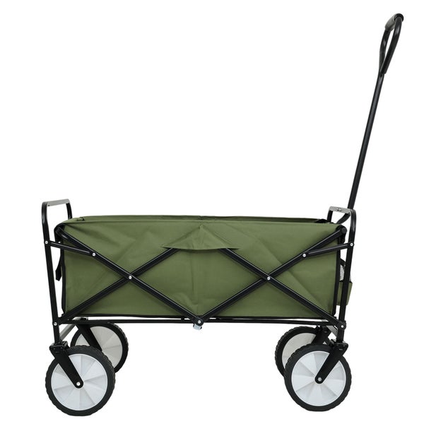 Bollerwagen mit Rädern und Teleskopstange