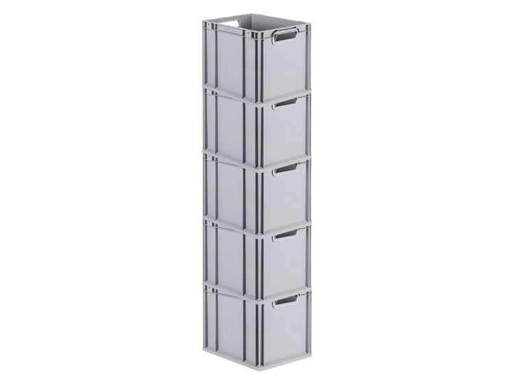 PROREGAL SparSet 5x Eurobox NextGen Grip HxBxT 32 x 30 x 40 cm 30 Liter Griffe