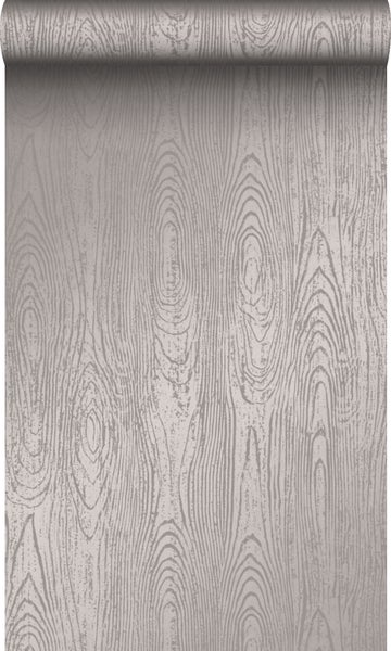 Origin Wallcoverings Tapete Holz-Optik Taupe - 53 cm x 10,05 m - 347556