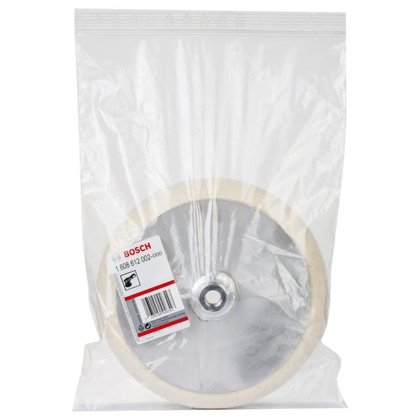 Bosch Polierkörper in transparenter Verpackung