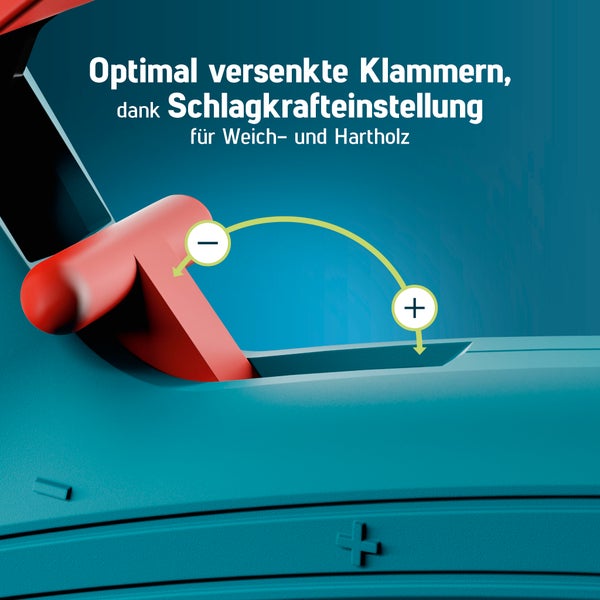 Novus Tools Handtacker J-50, Profi-Tacker aus Aluminium geeignet für Feindrahtklammern 6-14mm & Nägel 16mm 030-0449
