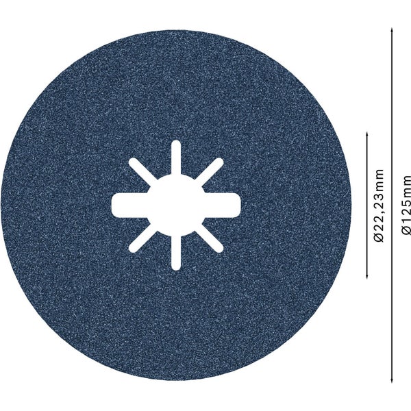 Schleifscheibe mit Durchmesser 125 mm