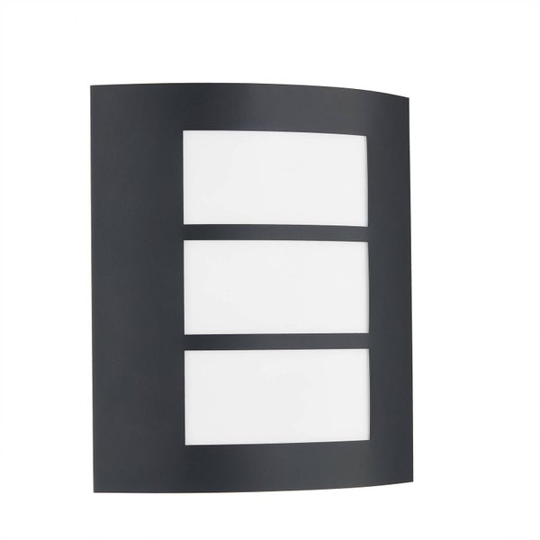 Lindby Vimal (spritzwassergeschützt (Modern) in Schwarz aus Aluminium (1 flammig, E27)