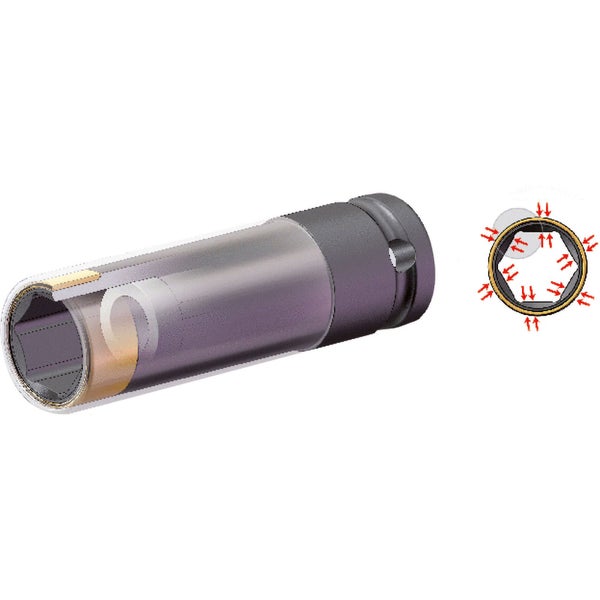 KS TOOLS SlimPOWER Alu-Felgen Kraft-Stecknuss-Satz 2tlg. 1/2 - 515.0989