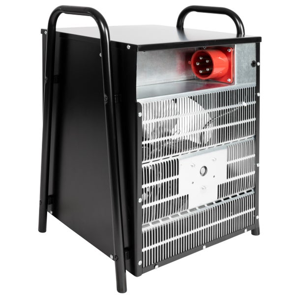 Elektroheizer mit Tragegestell und Starkstromanschluss