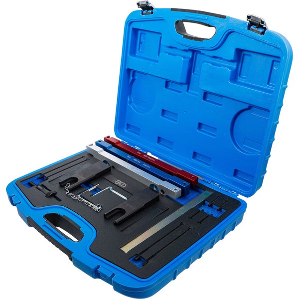 Nockenwellen Arretierwerkzeugsatz im blauen Koffer
