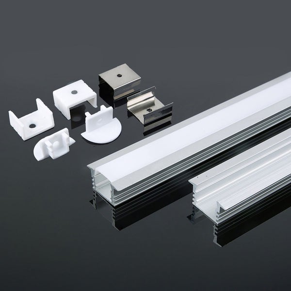 LED-Aluminiumprofil mit Montagezubehör