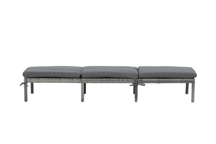 Bilbao Sonnenliege grau. 59 X 198 X 84 cm