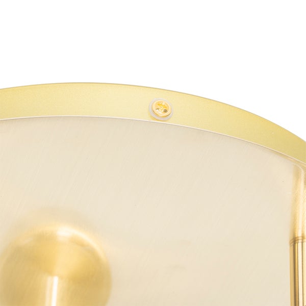 Detailaufnahme einer Deckenleuchte mit Schrauben