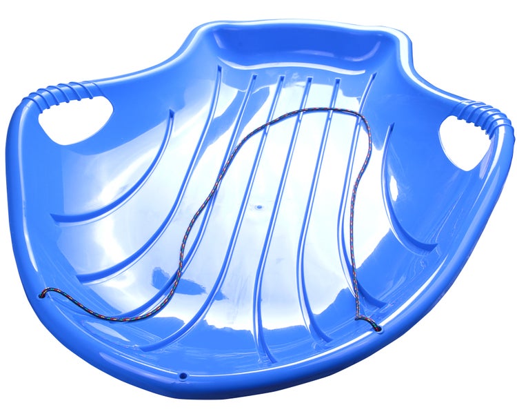 Ondis24 Kinderschlitten Big Blau Schneerutscher Bob blau, Schlitten